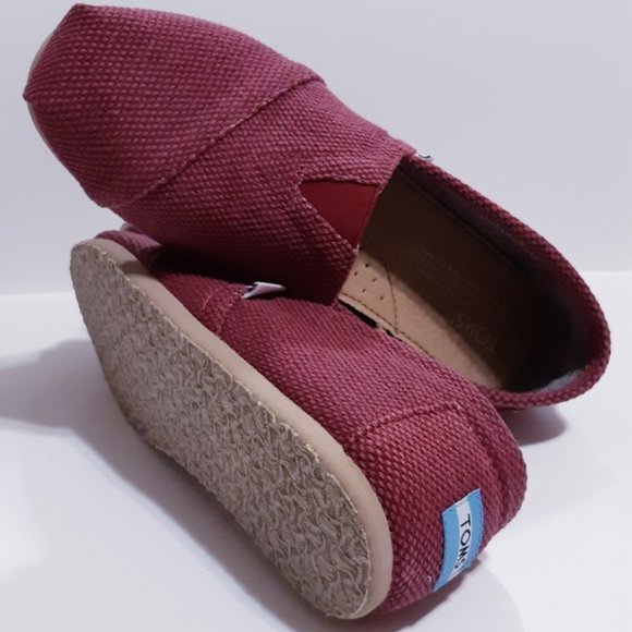 TOMS Burgundy Farrin Men's Classics - Picture 2 of 5